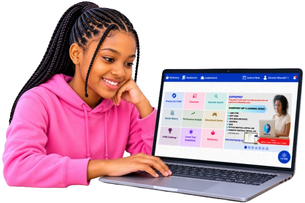 ExamsPrep App on Laptop