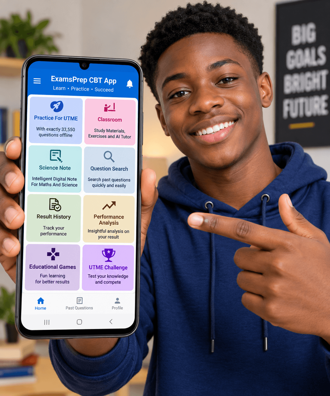 ExamsPrep App on Mobile